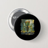 Krekels Dier Cricket 7 Ronde Button 5,7 Cm (Voorkant /achterkant)