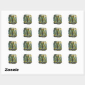 Krekels Dier Cricket 7 Ronde Sticker (Vel)