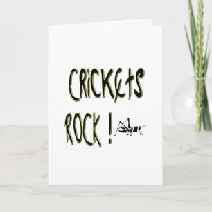 Krekels Rock! Wenskaart Kaart