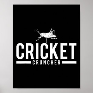 Krekels Vermalende Grappige Insect Grafiek Poster