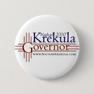 Krekula voor gouverneur ronde button 5,7 cm