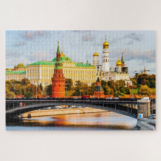 Kremlin in Moskou in het najaar Legpuzzel (Horizontaal)
