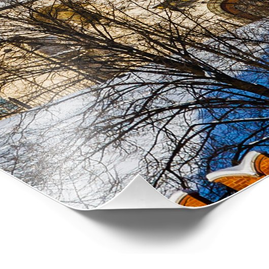 Kremlin Kremlin cathedrals Foto Afdruk (Hoek)