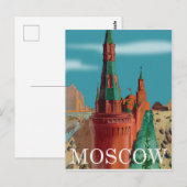 Kremlin, Moskou, luchtfoto Briefkaart (Voorkant / Achterkant)