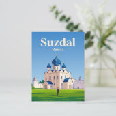 Kremlin van Suzdal Rusland Briefkaart (Staand voorkant)