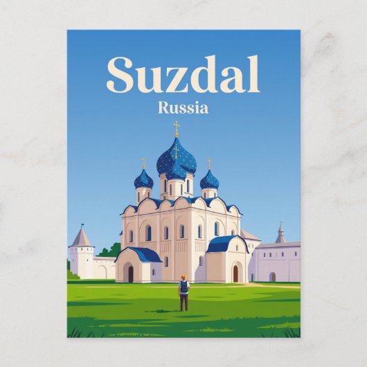 Kremlin van Suzdal Rusland Briefkaart (Voorkant)