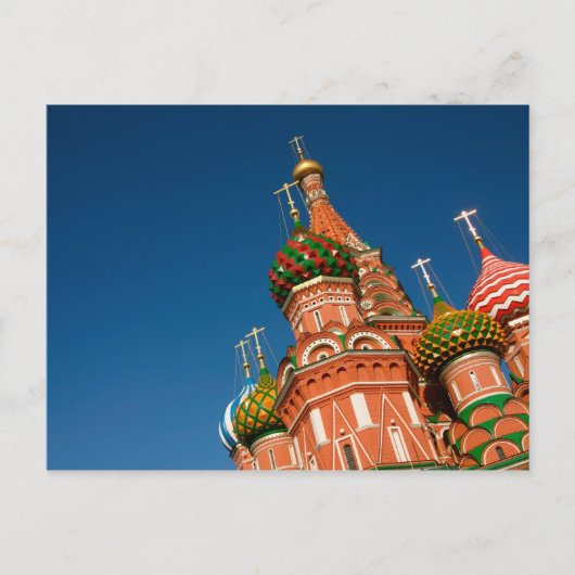 Kremlin, Vasiliy Blessed | Moskou, Rusland Briefkaart (Voorkant)