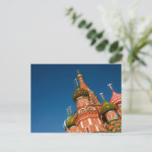 Kremlin, Vasiliy Blessed | Moskou, Rusland Briefkaart (Staand voorkant)