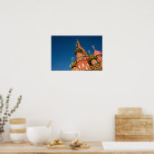 Kremlin, Vasiliy Blessed | Moskou, Rusland Poster (Keuken)