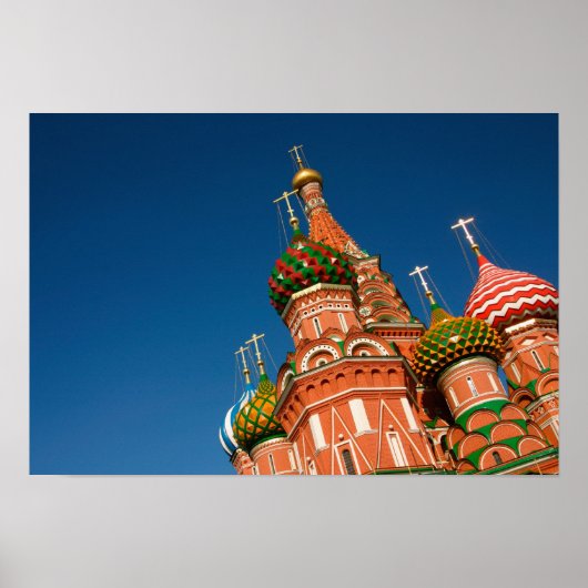 Kremlin, Vasiliy Blessed | Moskou, Rusland Poster (Voorkant)