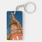 Kremlin, Vasiliy Blessed | Moskou, Rusland Sleutelhanger (achterkant)