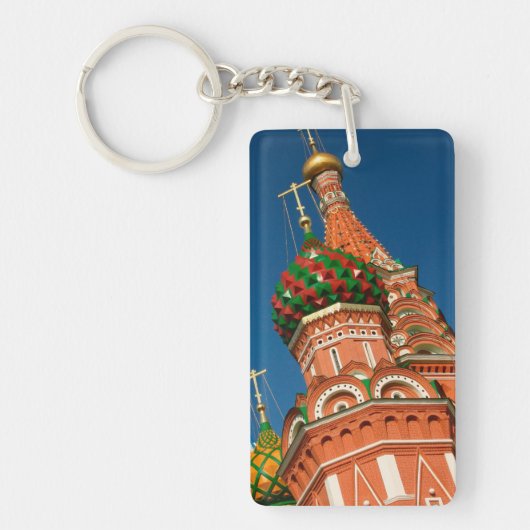 Kremlin, Vasiliy Blessed | Moskou, Rusland Sleutelhanger (Voorkant)