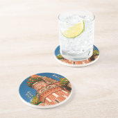 Kremlin, Vasiliy Blessed | Moskou, Rusland Zandsteen Onderzetter (Zijkant)