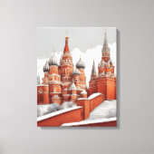 Kremlin Wall Art Canvas Afdruk (Voorkant)