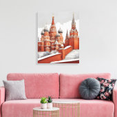 Kremlin Wall Art Canvas Afdruk (Insitu (Woonkamer))