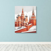 Kremlin Wall Art Canvas Afdruk (Insitu (Houten vloer))