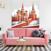 Kremlin Wall Art Canvas Afdruk (Insitu (Woonkamer))