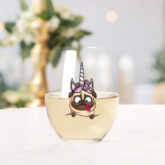 krentenweegster wijnglas zonder voet