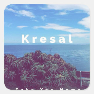 Kresal Neem je mee naar huis sticker