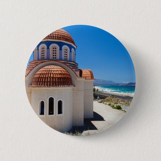 Kreta 6 ronde button 5,7 cm (Voorkant)