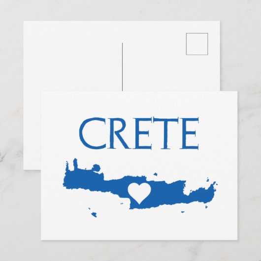 Kreta Briefkaart (Voorkant / Achterkant)