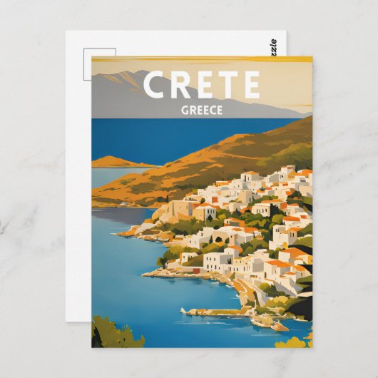 Kreta Briefkaart (Voorkant / Achterkant)