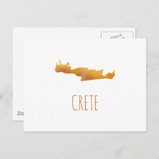Kreta Briefkaart (Voorkant / Achterkant)