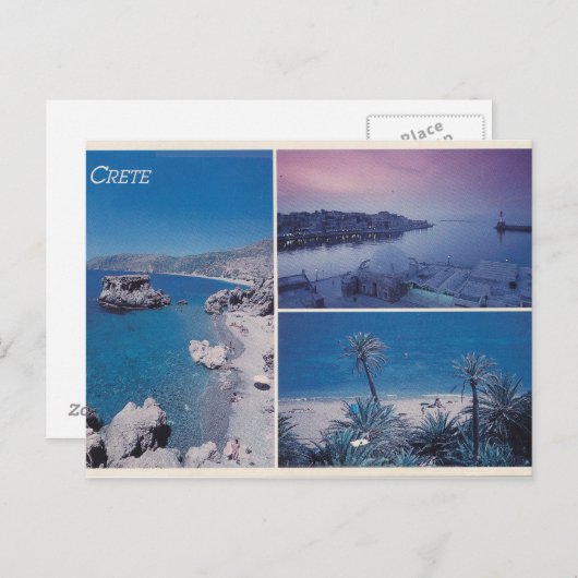 Kreta - Briefkaart (Voorkant / Achterkant)