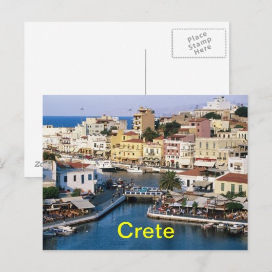 Kreta-briefkaart Briefkaart (Voorkant / Achterkant)