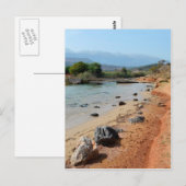 Kreta - Georgioupoli Beach Briefkaart (Voorkant / Achterkant)