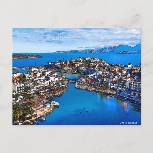 Kreta, Griekenland Briefkaart (Voorkant)