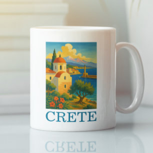 Kreta Griekenland Island kunstwerk reizen Koffiemok