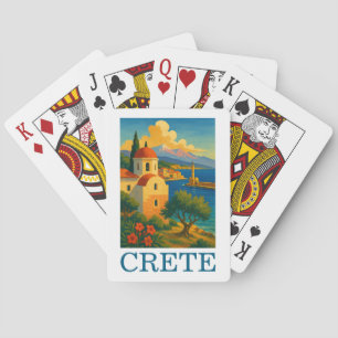 Kreta Griekenland Island kunstwerk reizen Pokerkaarten
