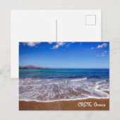 Kreta Griekenland Mediterraan Zee Briefkaart (Voorkant / Achterkant)