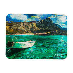 Kreta Griekenland Ocean Oil Painting Magneet