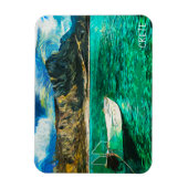 Kreta Griekenland Ocean Oil Painting Magneet (Verticaal)