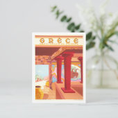 Kreta, Griekenland, Reisposter Briefkaart (Staand voorkant)