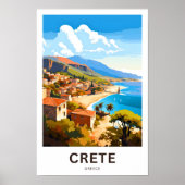 Kreta Griekenland Reisprint Poster (Voorkant)