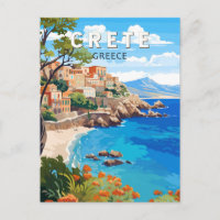 Kreta Griekenland Reizen Kunst Vintage