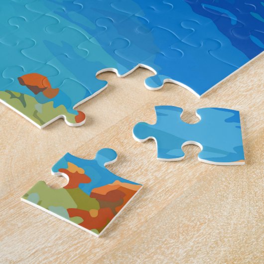 Kreta Griekenland Reizen Kunst Vintage Legpuzzel (Zijkant)