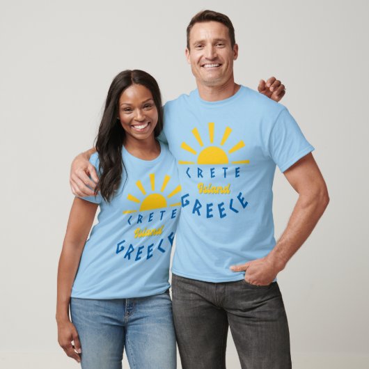 Kreta, Griekenland - Sunshine Mannen T-shirt (Unisex)
