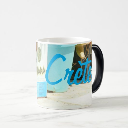 Kreta-herinnering - Memories of Creta Magische Mok (Voorkant rechts)