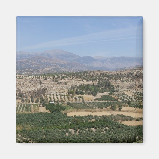 Kreta Landschapsmagneet Magneet (Voorkant)