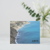 Kreta langs de Middellandse Zee Briefkaart (Staand voorkant)