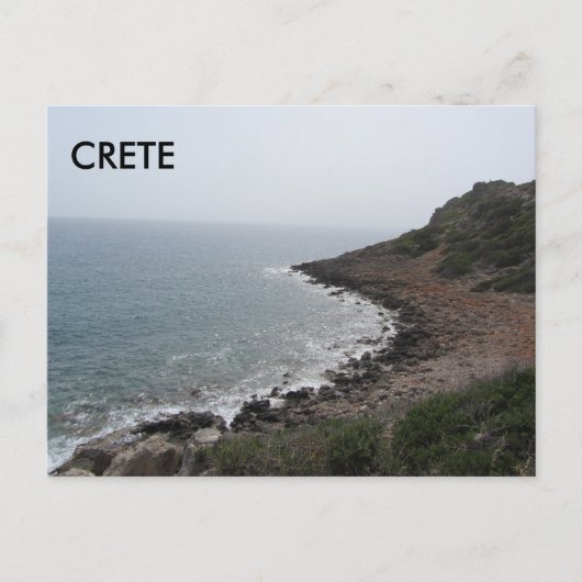 Kreta langs de Middellandse Zee Briefkaart (Voorkant)