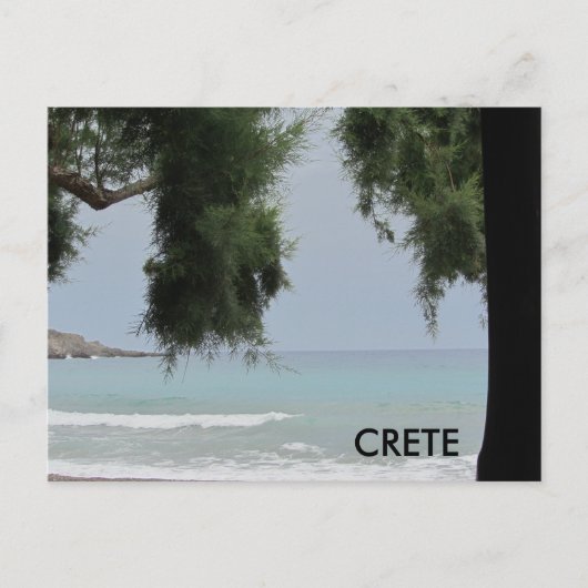 Kreta langs de Middellandse Zee Briefkaart (Voorkant)