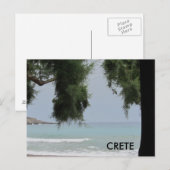 Kreta langs het Middellandse-Zeegebied Briefkaart (Voorkant / Achterkant)