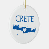 Kreta Map Ornament (Rechts)