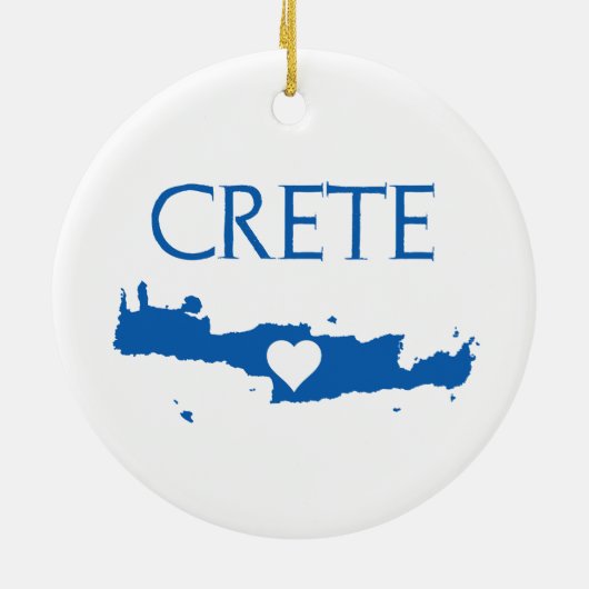 Kreta Map Ornament (Achterkant)
