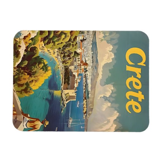 Kreta Vintage Magneet (Horizontaal)